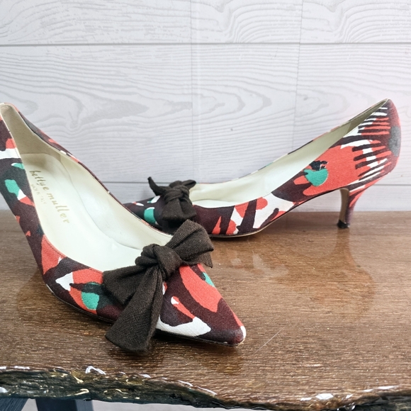 bettye muller Shoes - Bettye Muller Heels with Bow